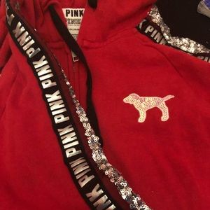 Victoria Secrets Pink sweat suit